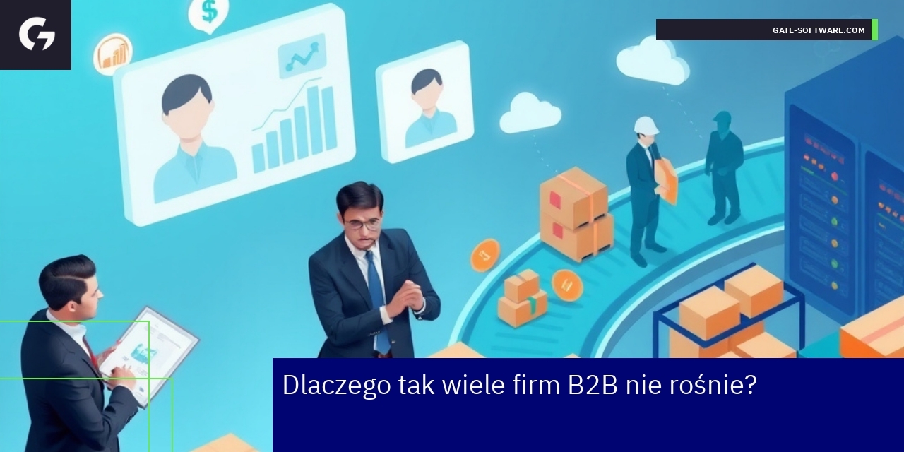 Schemat procesu wzrostu firm B2B