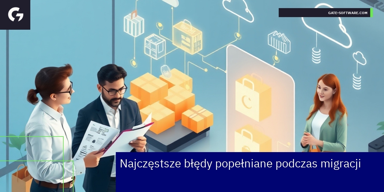Ludzie pracujący nad migracją danych i UX