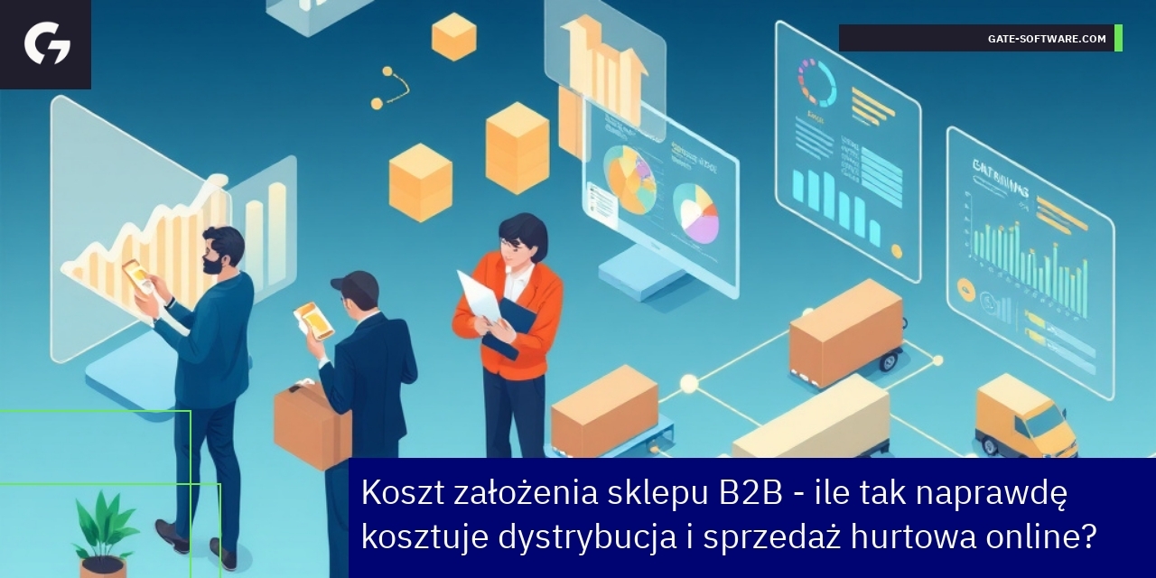 Schemat kosztów i efektywnej sprzedaży hurtowej online