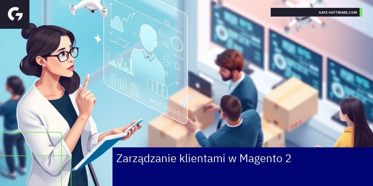 Schemat zarządzania danymi i komunikacją klientów