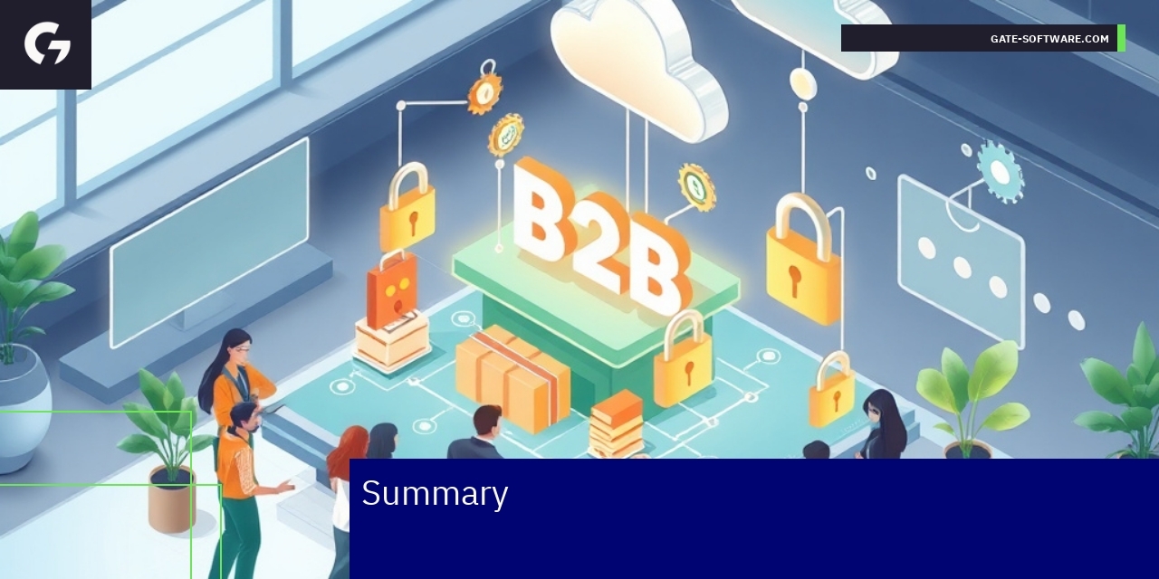 Business digital transformation concept with secure transactions