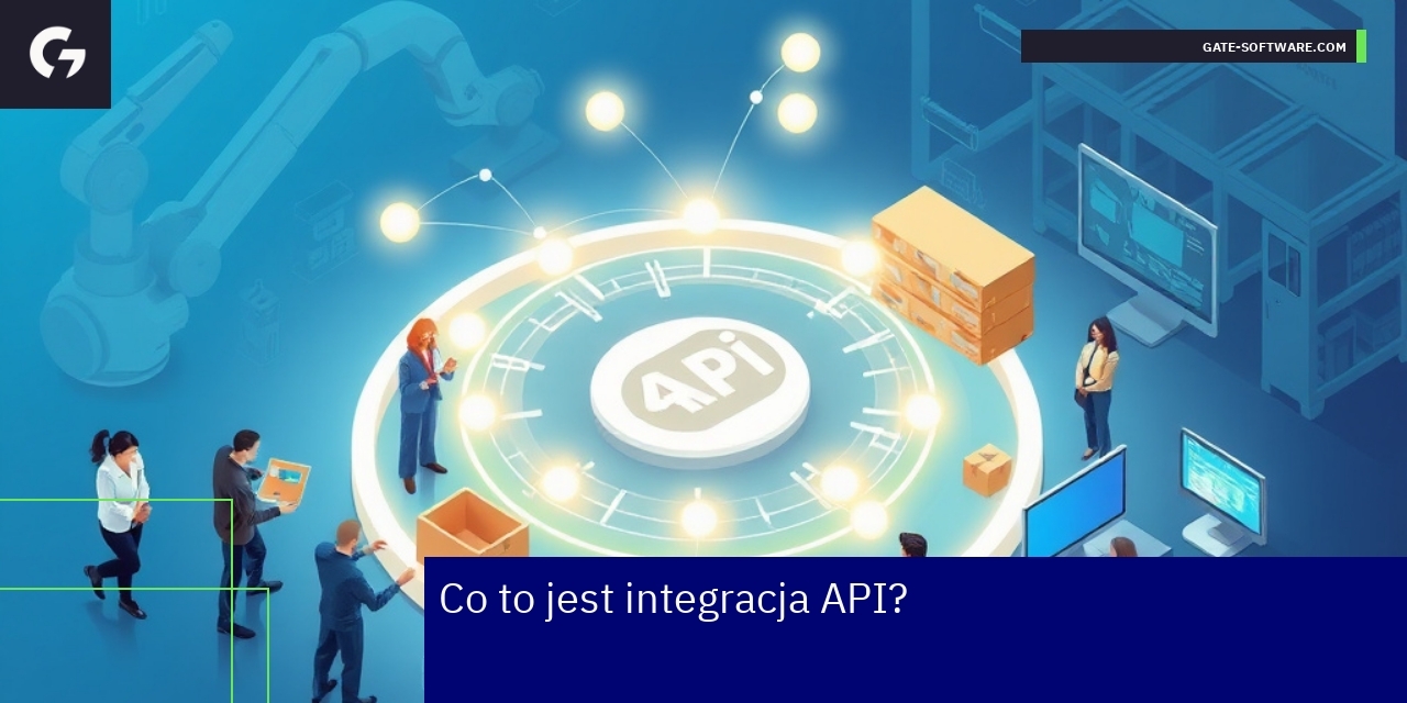 Schemat integracji API między systemami i robotyką