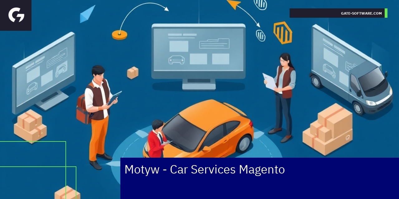 Schemat uniwersalnego motywu Magento dla branży motoryzacyjnej