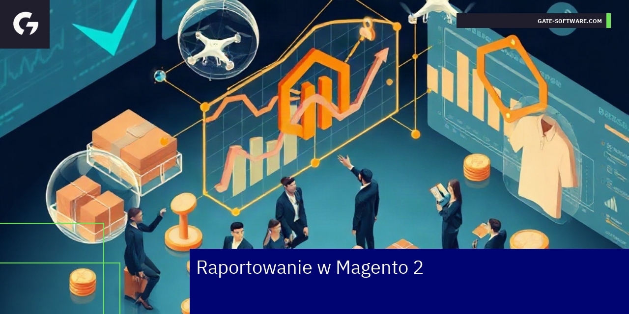 Schemat raportowania danych e-commerce Magento 2