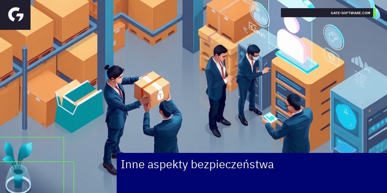 Grafika ilustrująca zarządzanie bezpieczeństwem w B2B