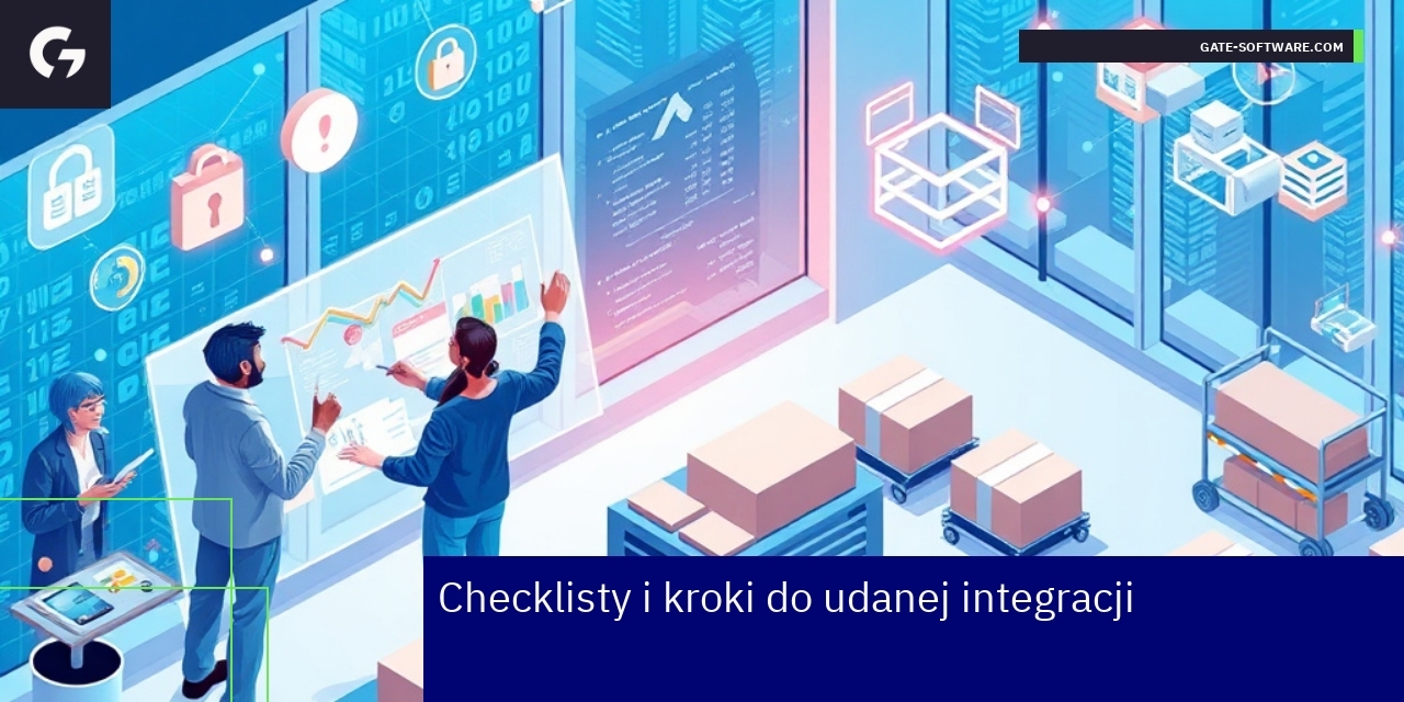 Schemat integracji systemów B2B z listą kontrolną