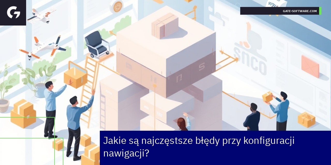 Schemat błędów w konfiguracji nawigacji w systemie Hyva