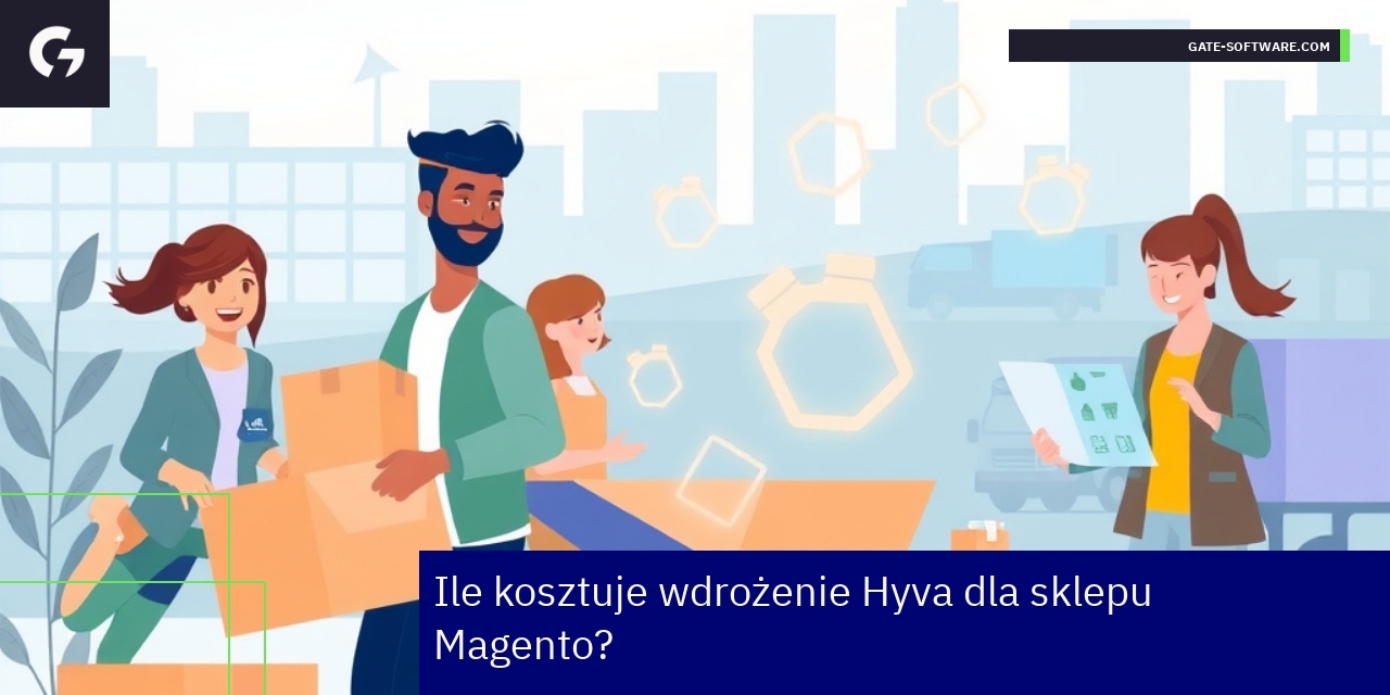 Diagram procesu wdrożenia Hyva w Magento i korzyści SEO