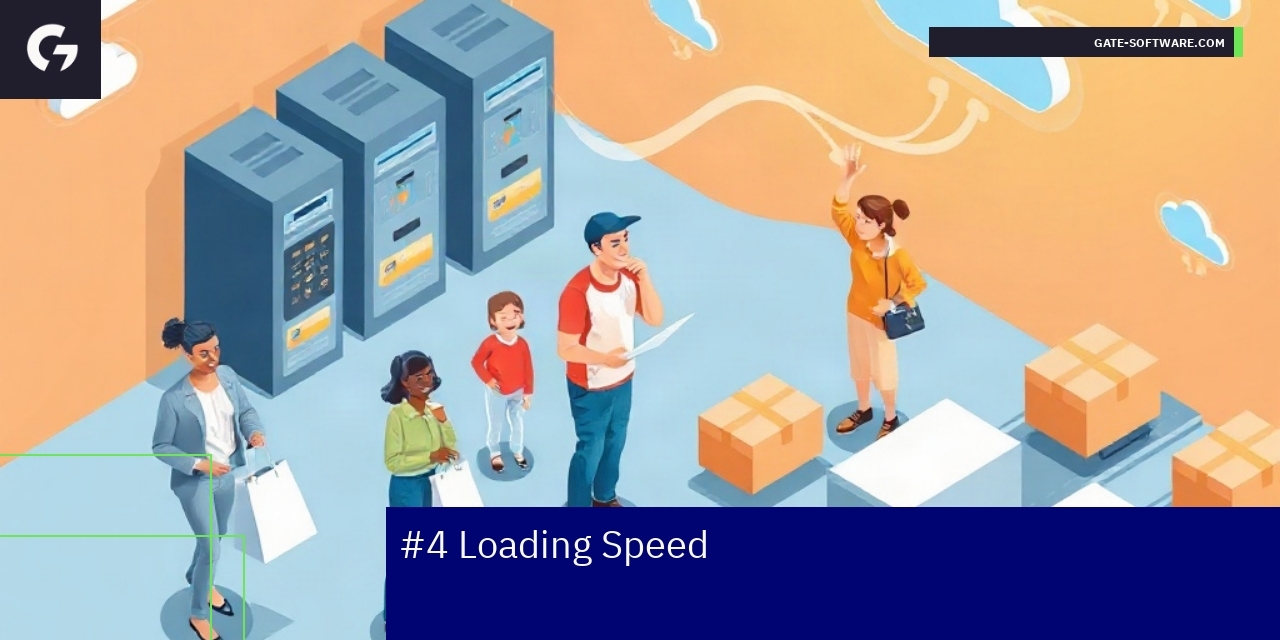 Graph illustrating website loading speed optimization