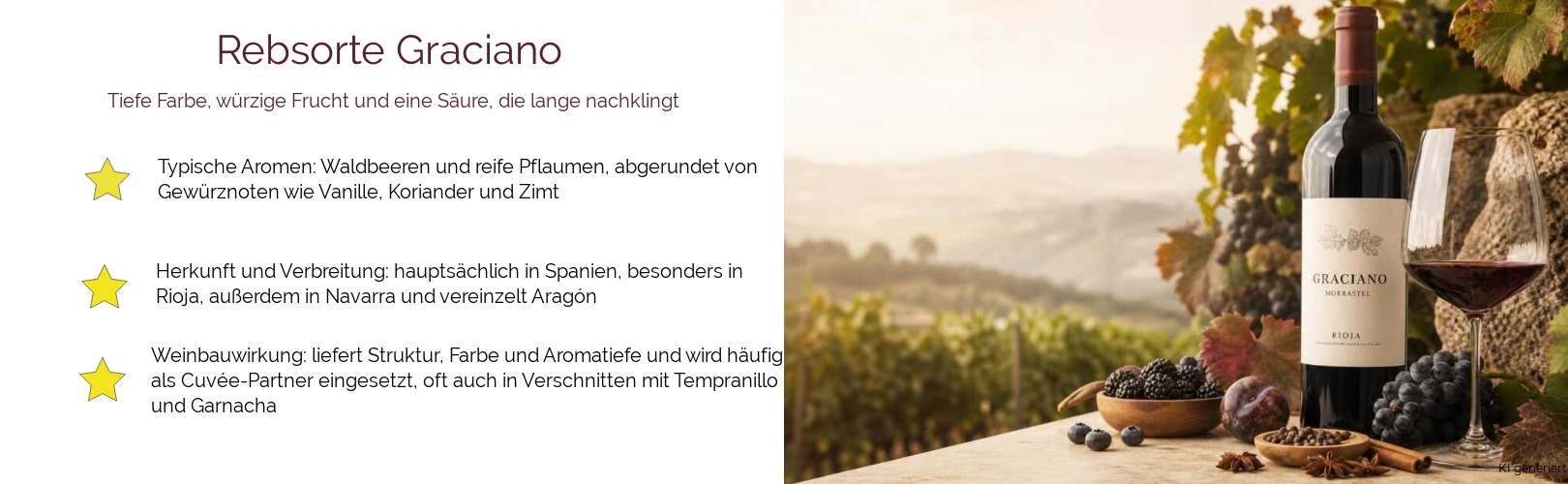 Wein & Spirituosen - Rebsorte Graciano