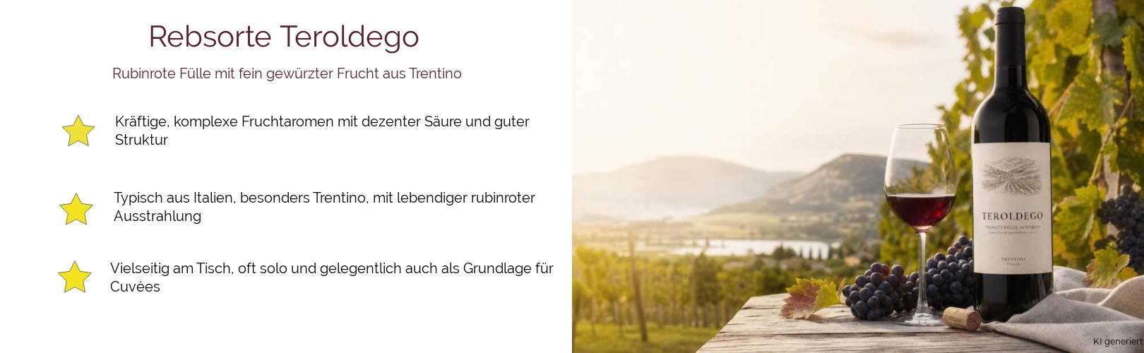 Wein & Spirituosen - Rebsorte Teroldego