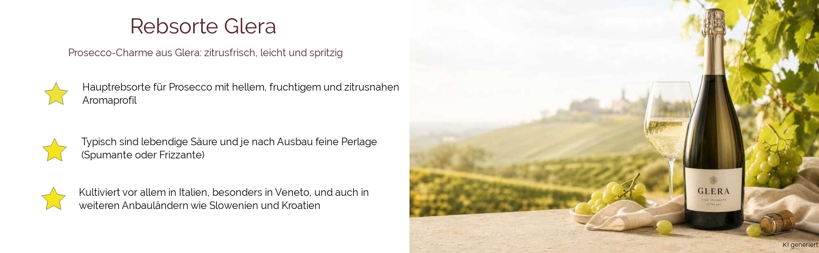 Wein & Spirituosen - Rebsorte Glera