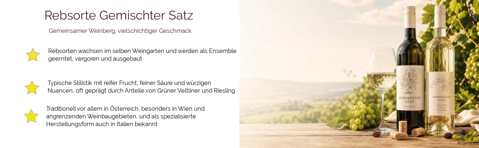 Wein & Spirituosen - Rebsorte Gemischter Satz