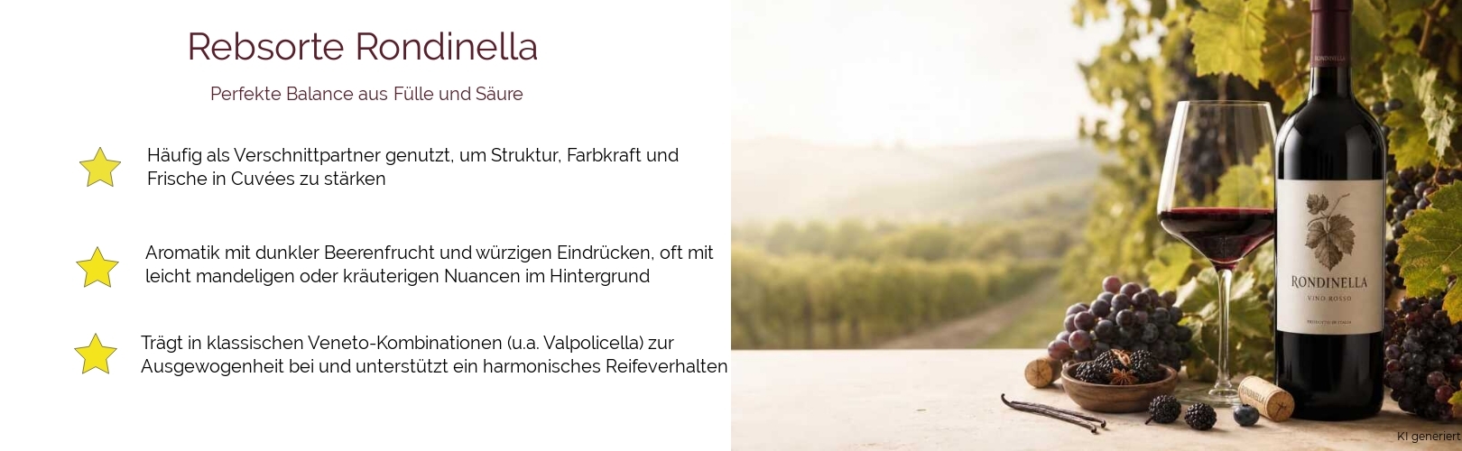 Wein & Spirituosen - Rebsorte Rondinella