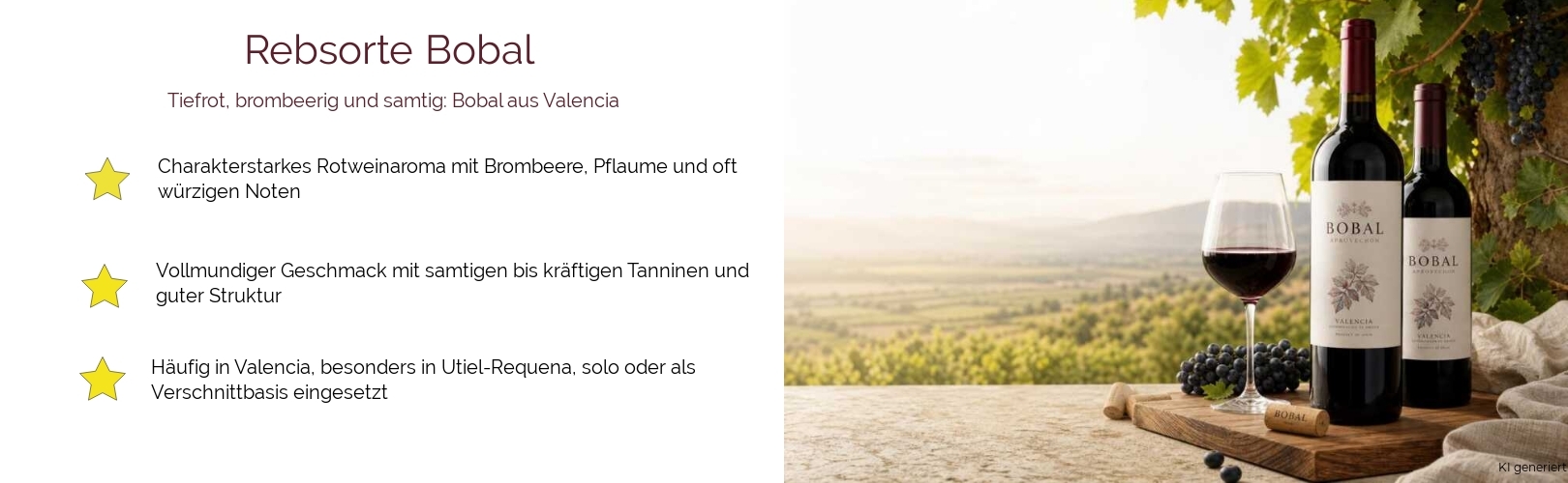 Wein & Spirituosen - Rebsorte Bobal