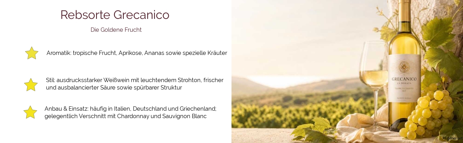 Wein & Spirituosen - Rebsorte Grecanico