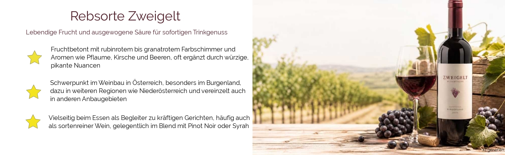 Wein & Spirituosen - Rebsorte Zweigelt