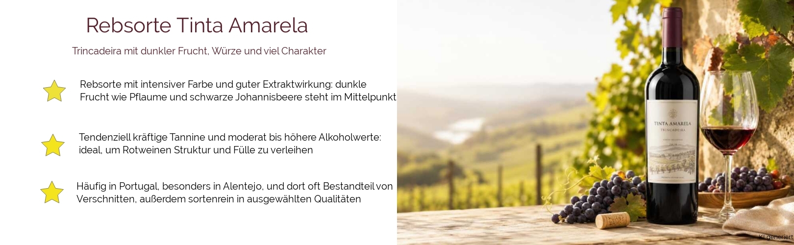 Wein & Spirituosen - Rebsorte Tinta Amarela