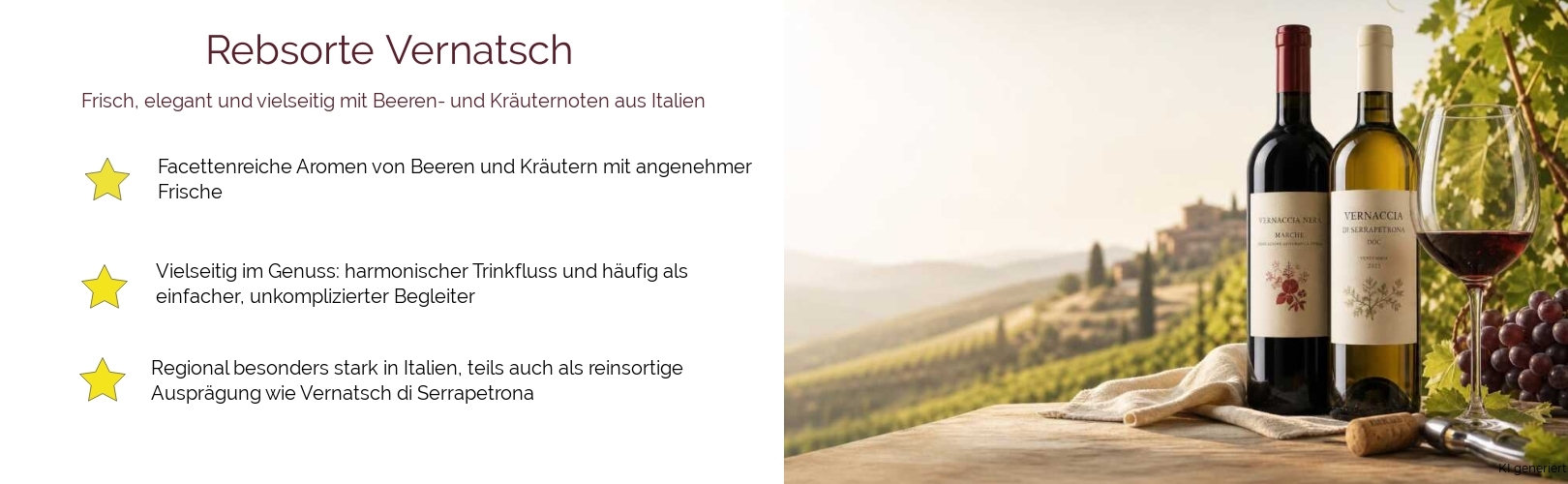 Wein & Spirituosen - Rebsorte Vernatsch