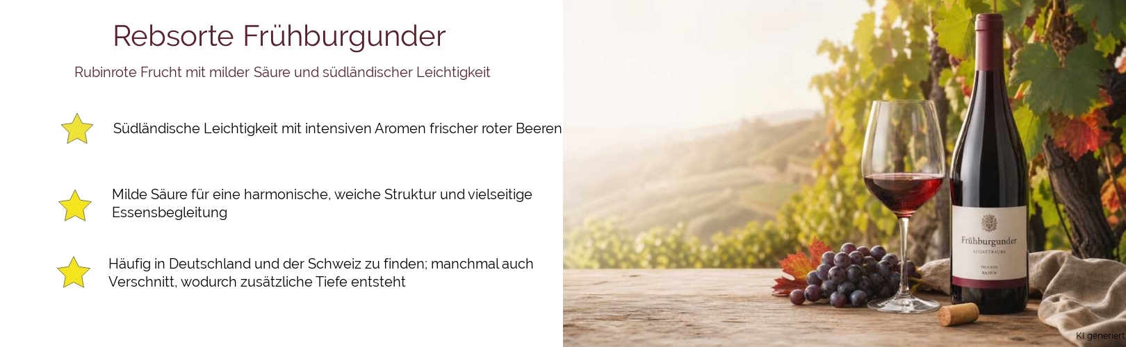 Wein & Spirituosen - Rebsorte Frühburgunder