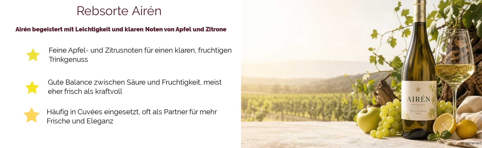Wein & Spirituosen - Rebsorte Airén