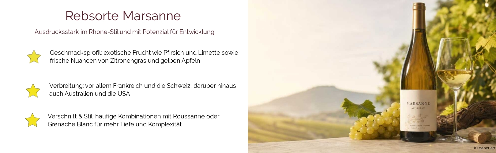 Wein & Spirituosen - Rebsorte Marsanne