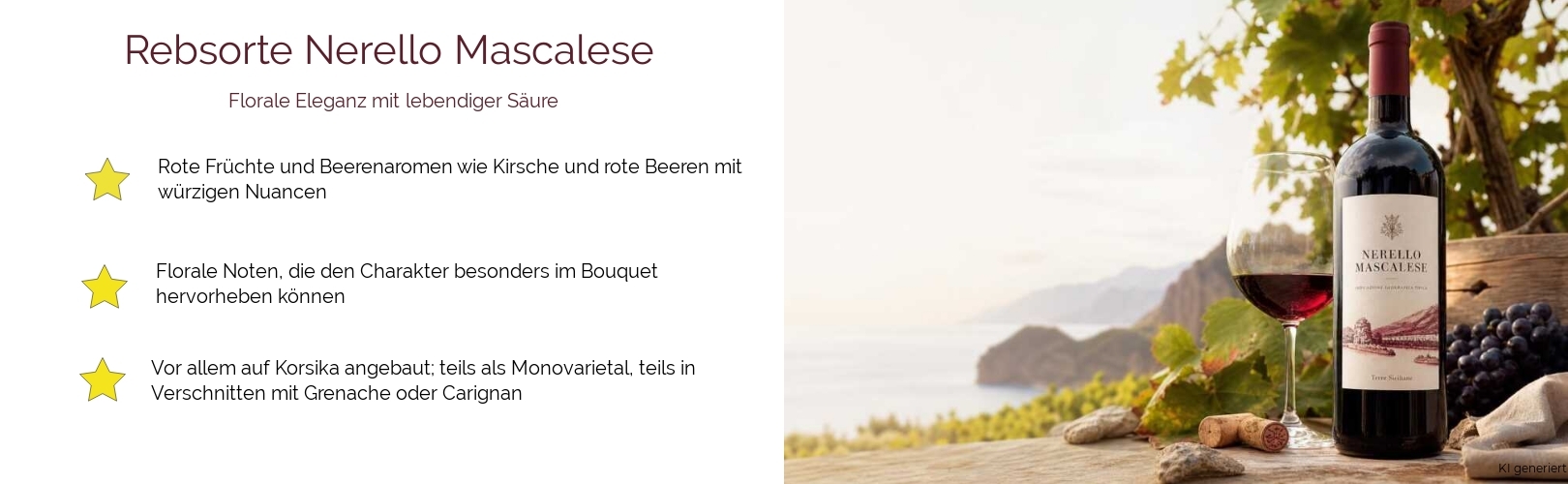 Wein & Spirituosen - Rebsorte Nerello Mascalese