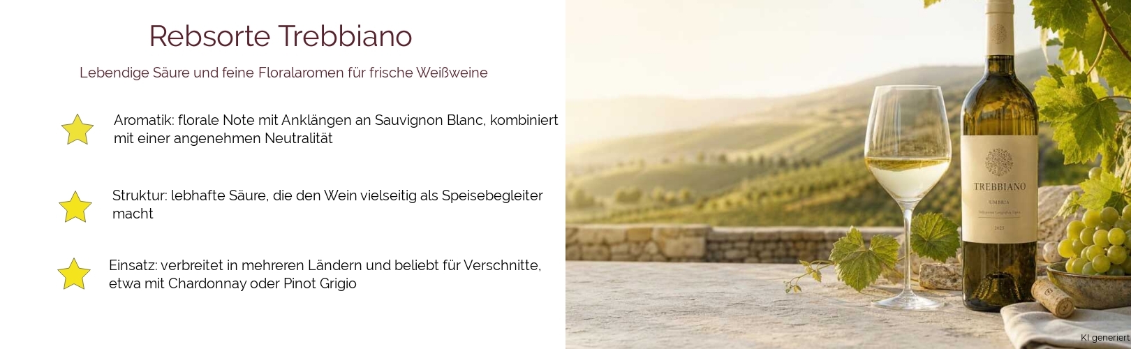 Wein & Spirituosen - Rebsorte Trebbiano