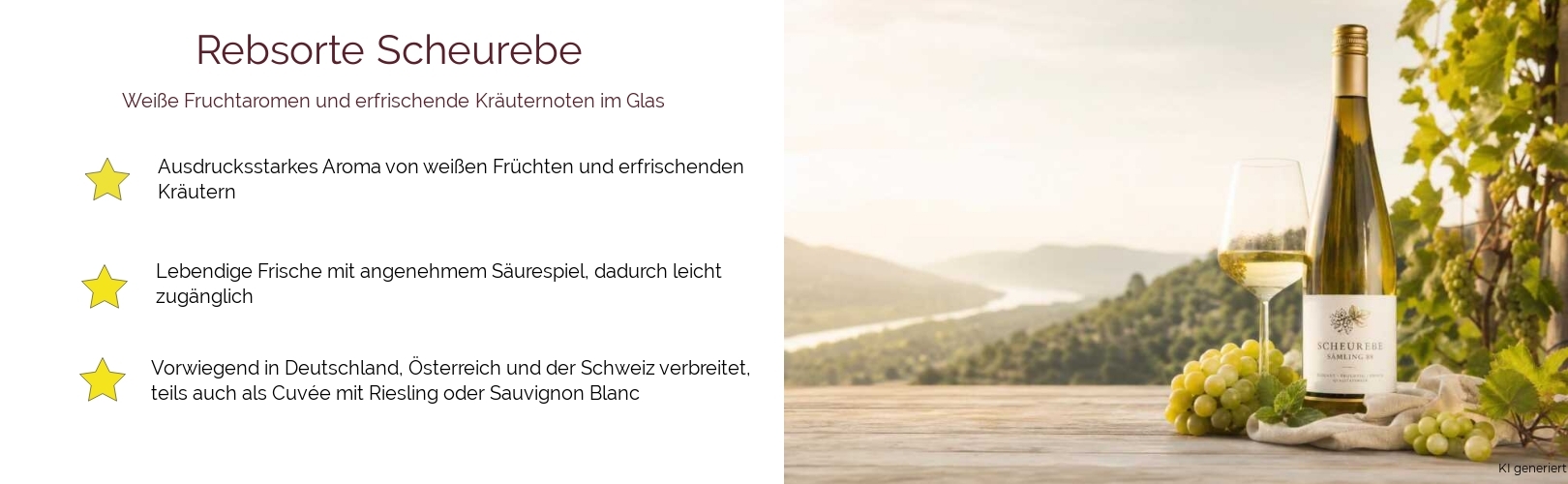 Wein & Spirituosen - Rebsorte Scheurebe