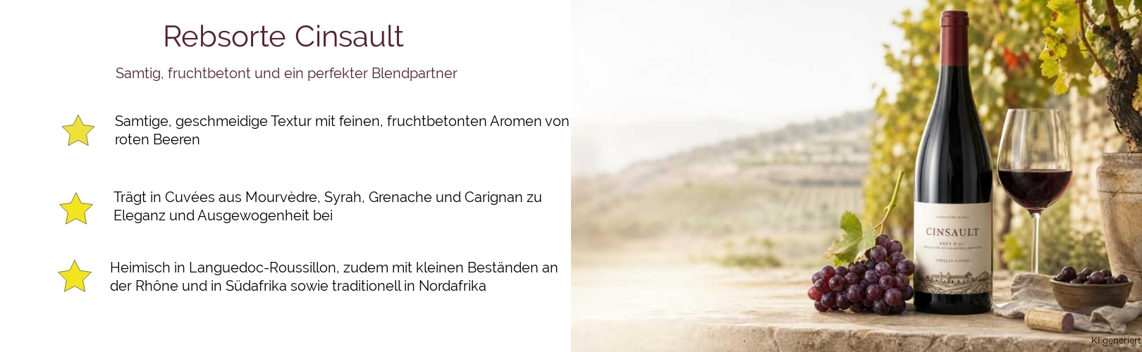 Wein & Spirituosen - Rebsorte Cinsault