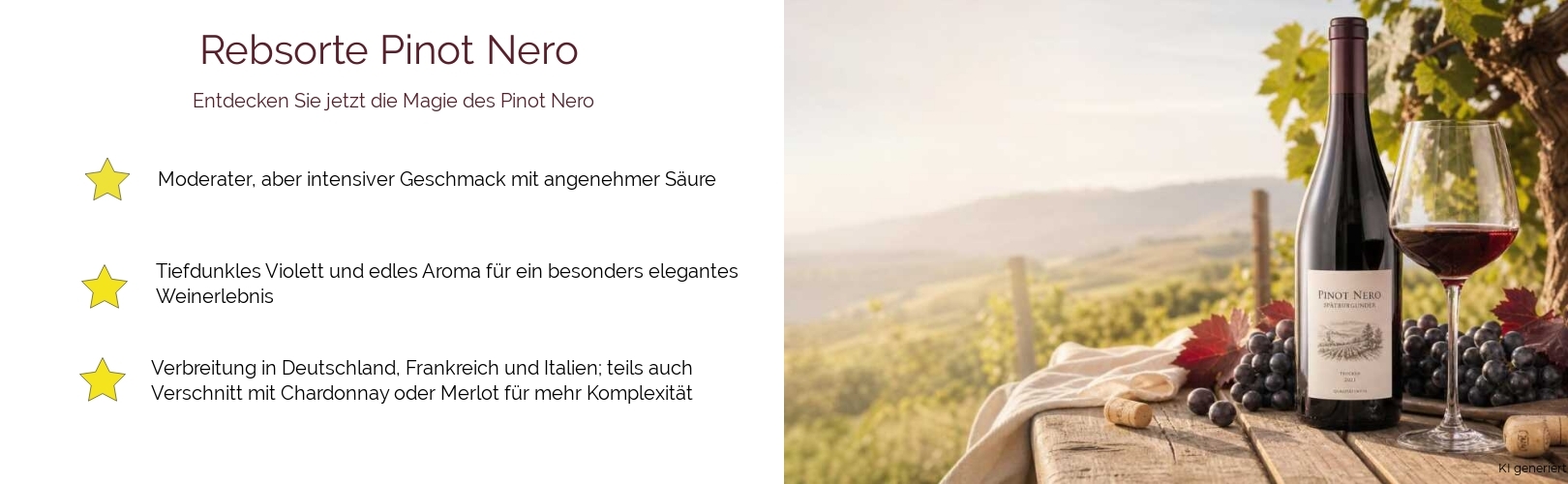 Wein & Spirituosen - Rebsorte Pinot Nero