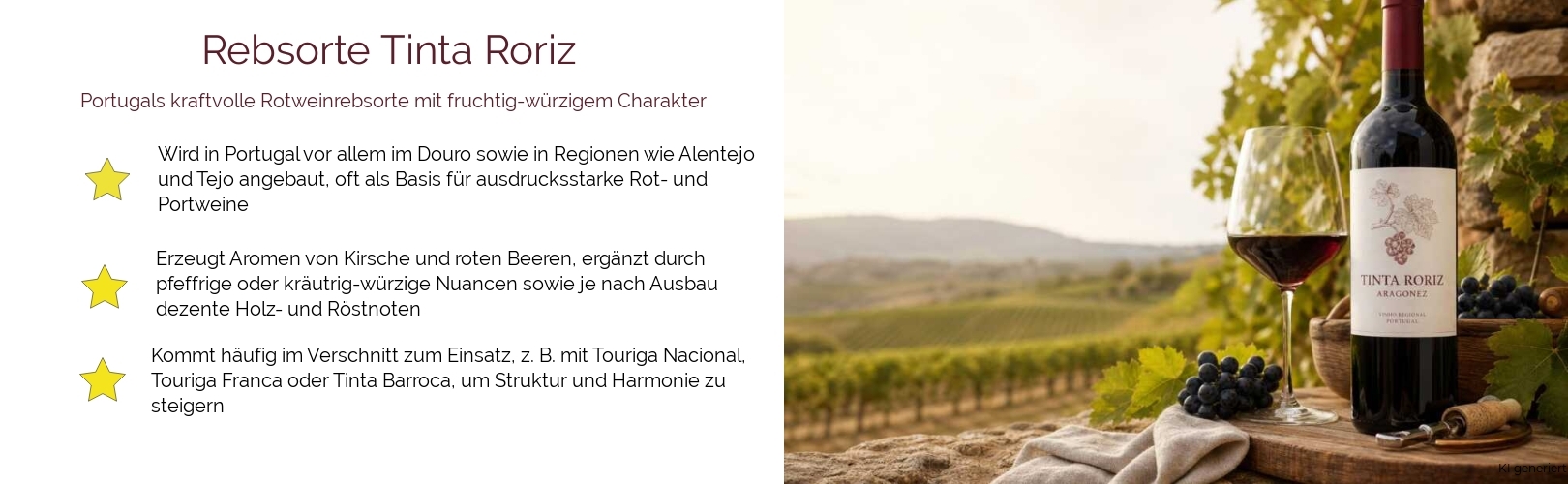 Wein & Spirituosen - Rebsorte Tinta Roriz