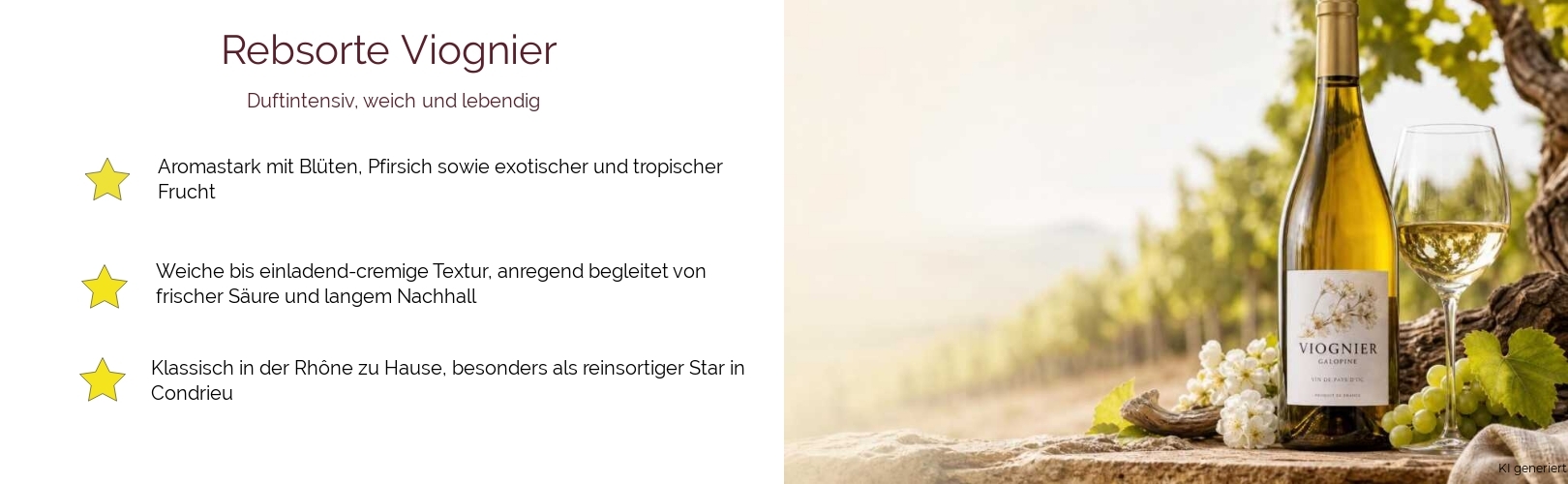Wein & Spirituosen - Rebsorte Viognier