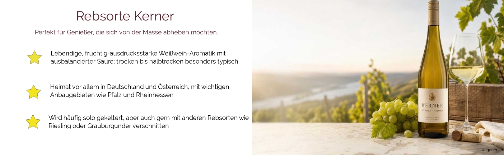 Wein & Spirituosen - Rebsorte Kerner