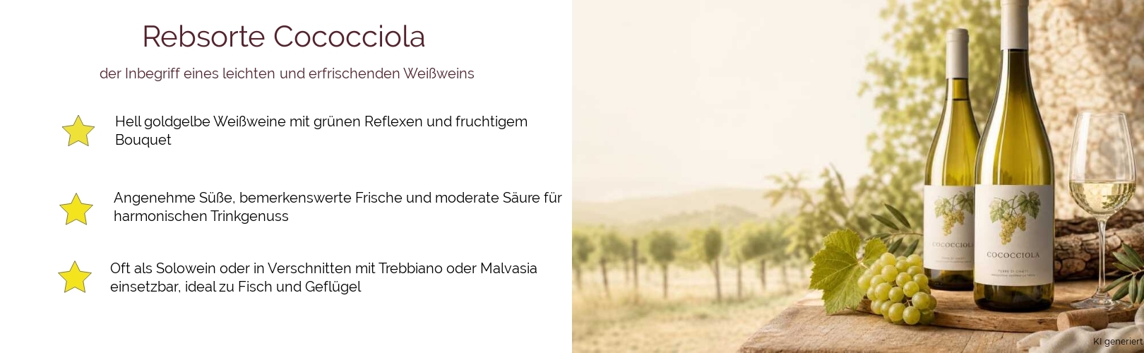 Wein & Spirituosen - Rebsorte Cococciola
