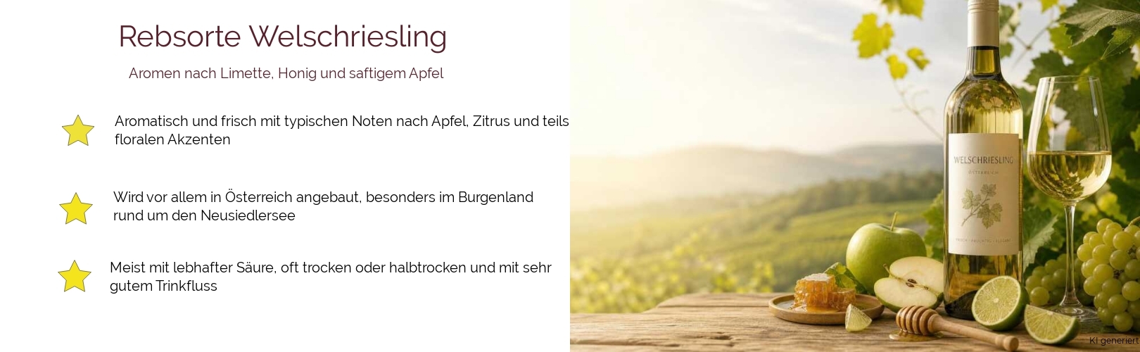 Wein & Spirituosen - Rebsorte Welschriesling
