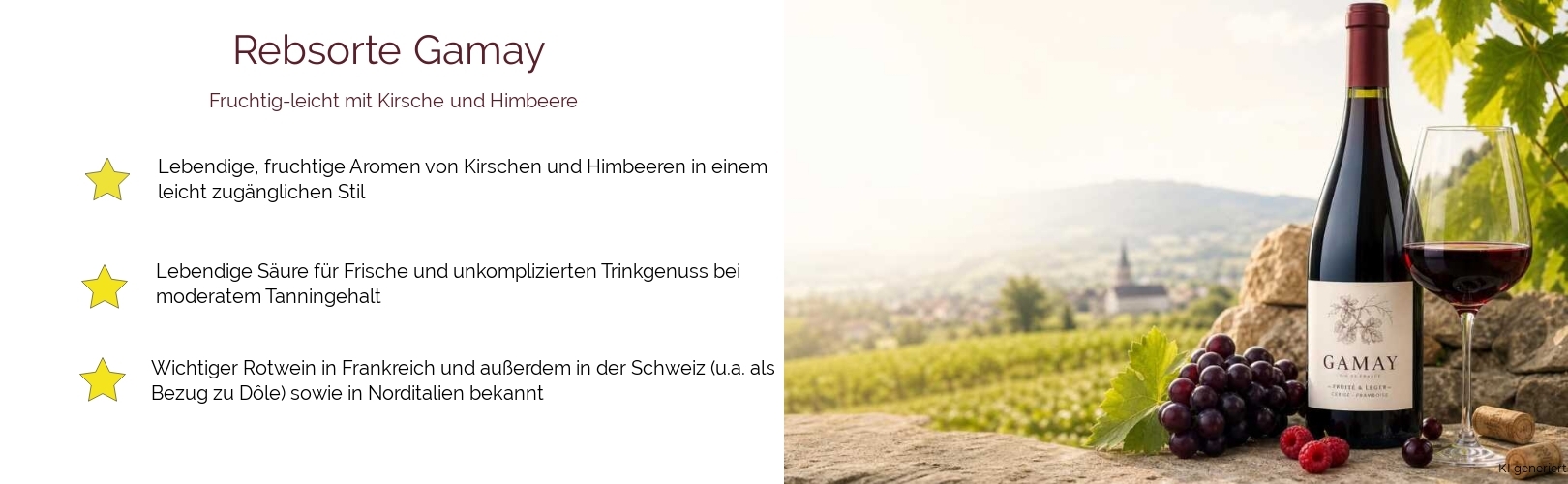 Wein & Spirituosen - Rebsorte Gamay