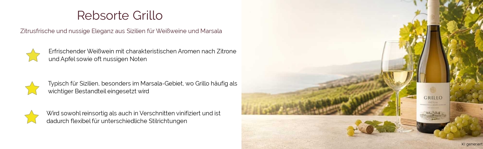 Wein & Spirituosen - Rebsorte Grillo
