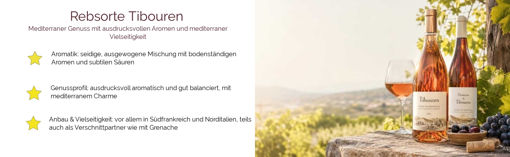 Wein & Spirituosen - Rebsorte Tibouren
