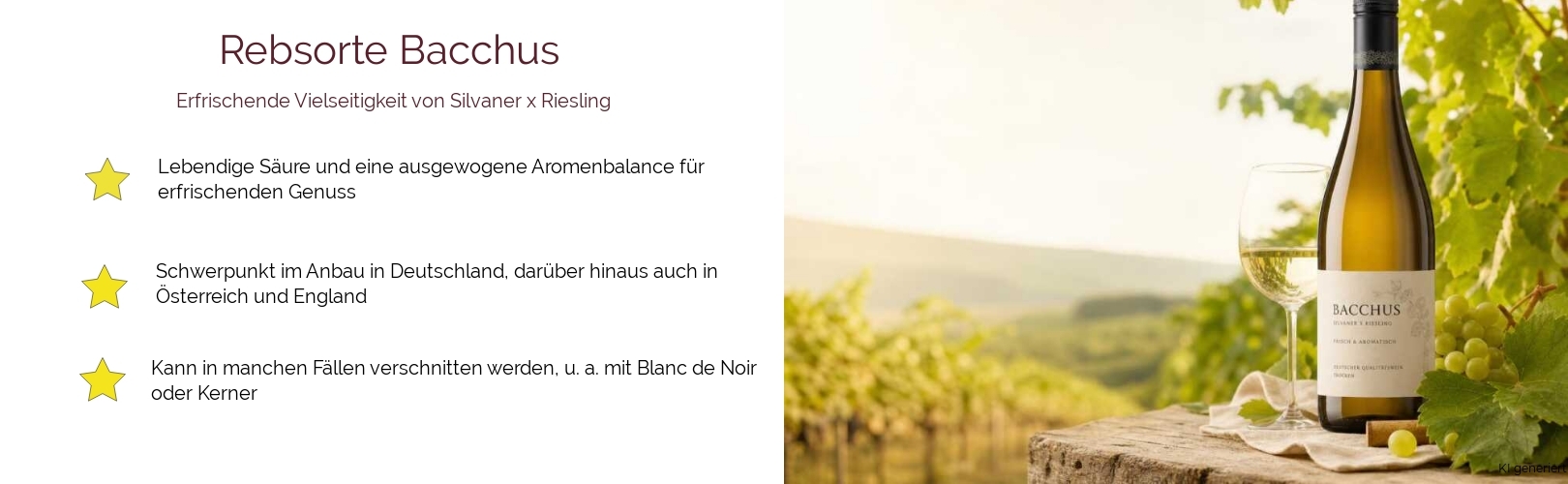 Wein & Spirituosen - Rebsorte Bacchus