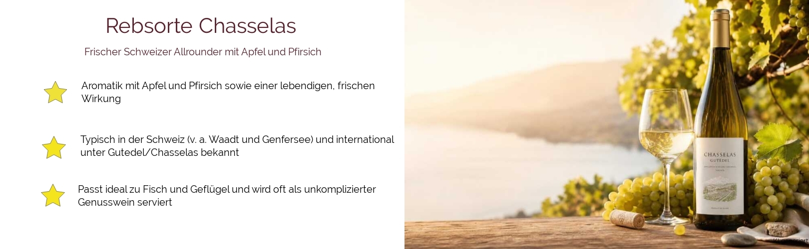 Wein & Spirituosen - Rebsorte Chasselas