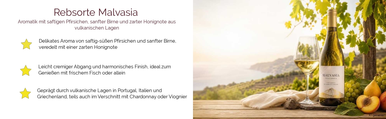 Wein & Spirituosen - Rebsorte Malvasia