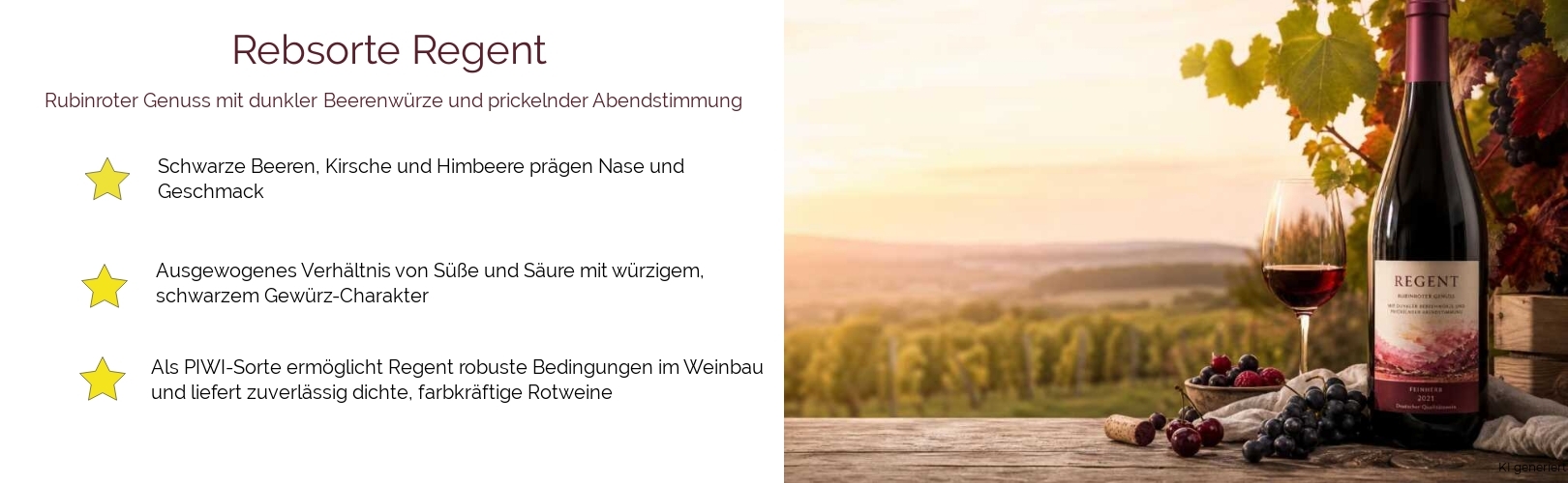 Wein & Spirituosen - Rebsorte Regent