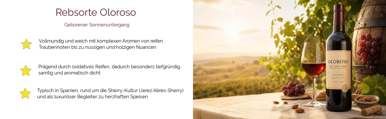 Wein & Spirituosen - Rebsorte Oloroso