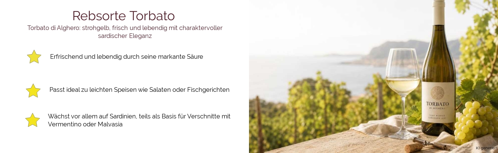 Wein & Spirituosen - Rebsorte Torbato