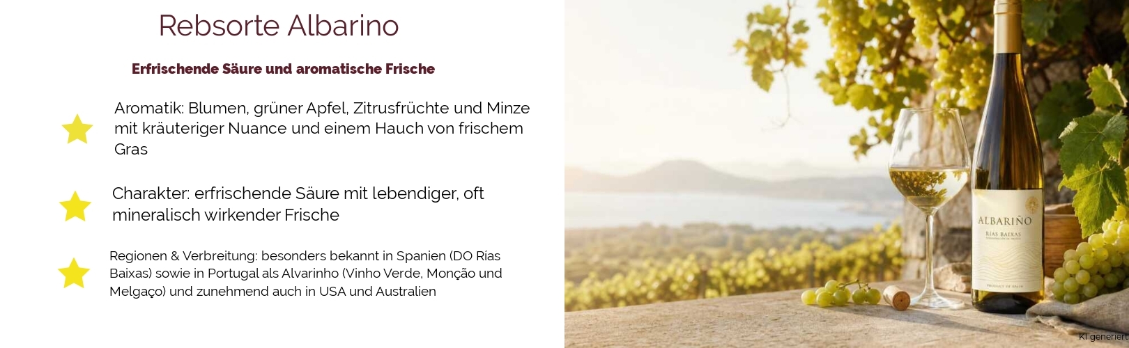 Wein & Spirituosen - Rebsorte Albarino