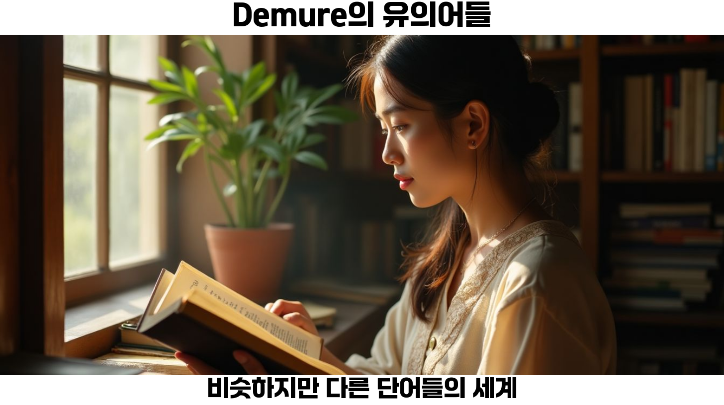 Demure에 대한 종합과 의견