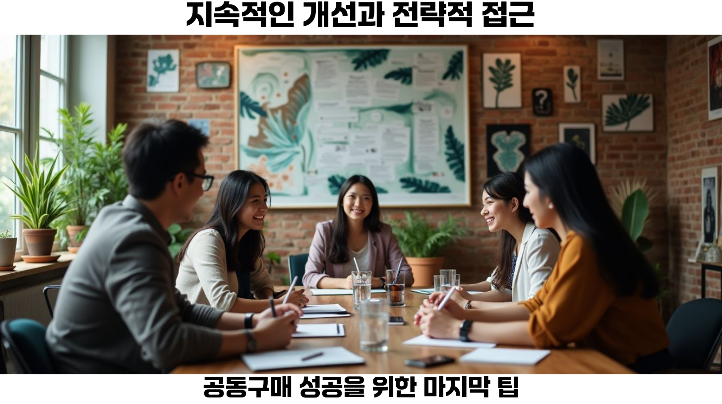 공동구매 성공을 위한 필수 전략: 실패를 예방하는 방법 5 성공적인 결과를 도출할 수 있습니다.