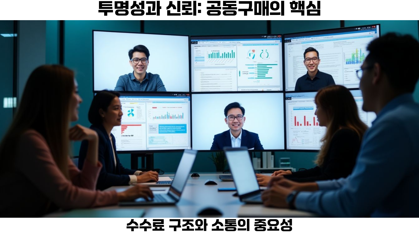공동구매 성공을 위한 필수 전략: 실패를 예방하는 방법 4 투명한 수수료 구조와 마진 관리가 필요합니다.