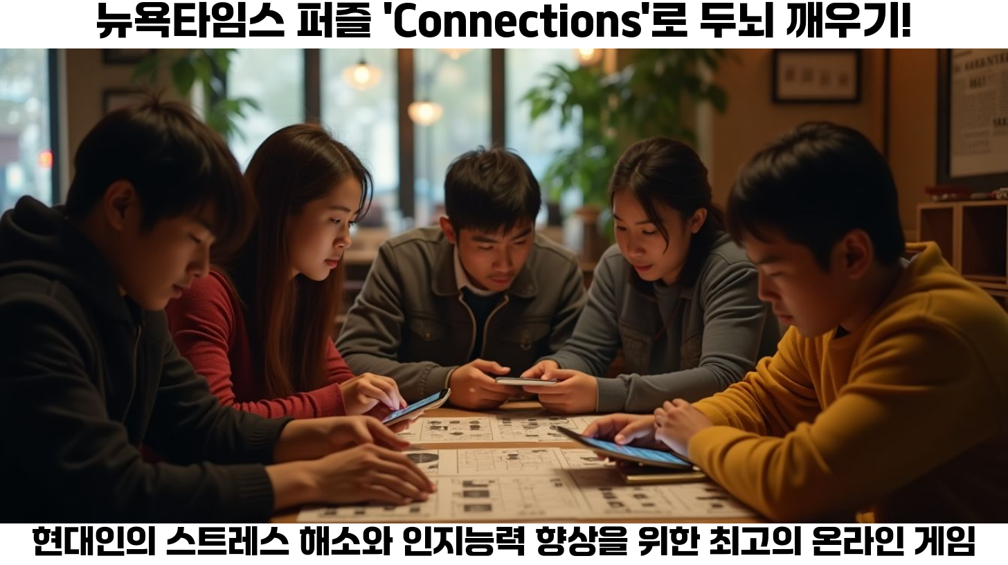 게임 방법: 뉴욕타임스 퍼즐 'Connections' 쉽게 즐기기